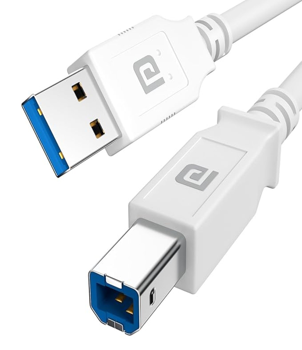 USB Printer Cable � USB Type-A to Type-B Male Connectors | 5 Meters